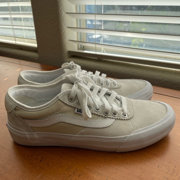 Vans Cream & White Pro Men’s Size 6.5 - Picture 5 of 9